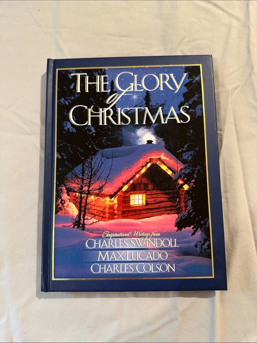 The Glory of Christmas Hardcover Book - Blue